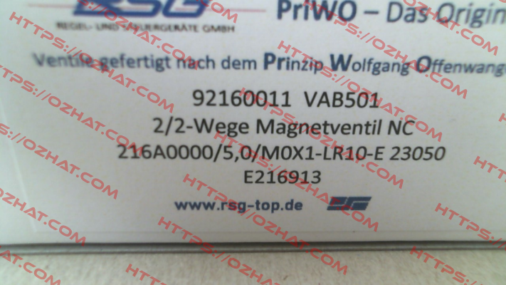 VAB501 10mm OFFENWANGER