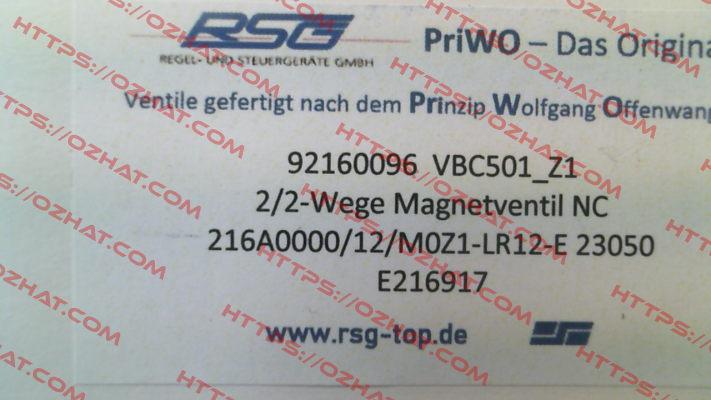 VBC 501 12mm OFFENWANGER