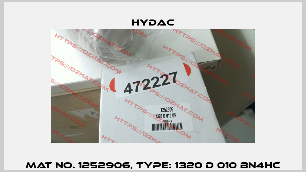 Mat No. 1252906, Type: 1320 D 010 BN4HC Hydac