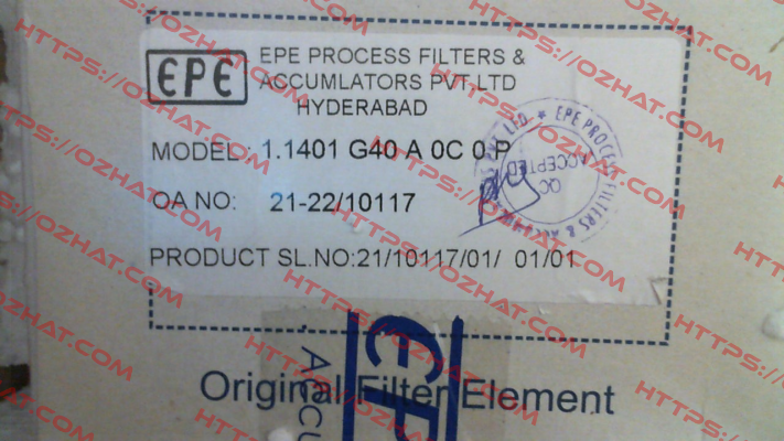 1.1401-G40-A-0C-0-P Epe