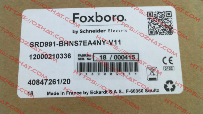 SRD991-BHNS7EA4NY-V11 Foxboro