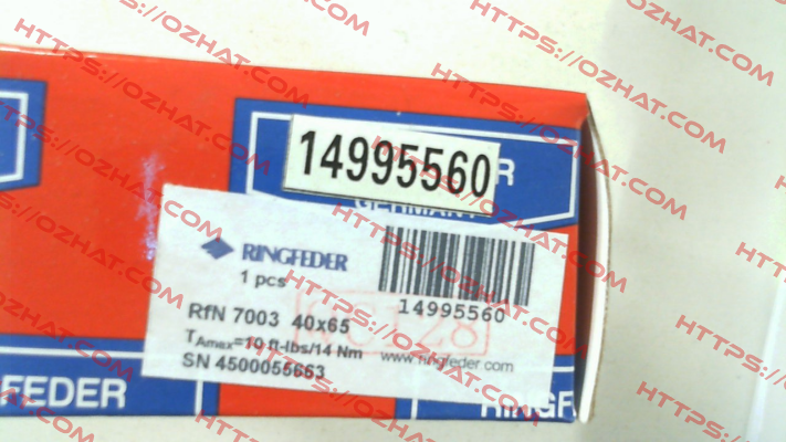 RfN/Ecocloc 7003 40X65 Ringfeder