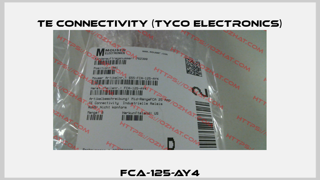 FCA-125-AY4 TE Connectivity (Tyco Electronics)