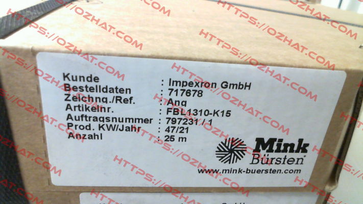 FBL1310-K15 Mink Bürsten