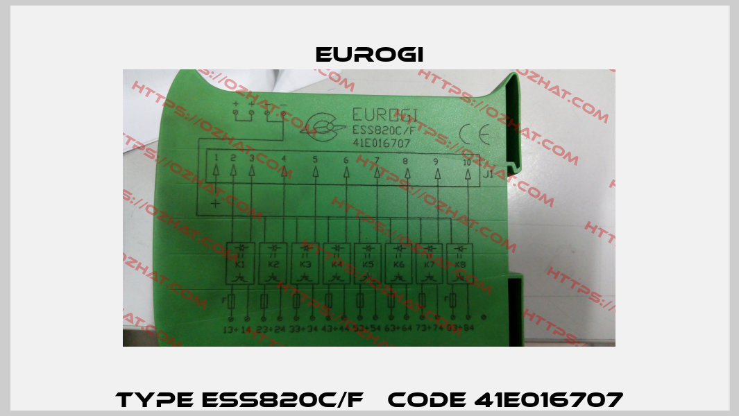Type ESS820C/F   Code 41E016707 Eurogi