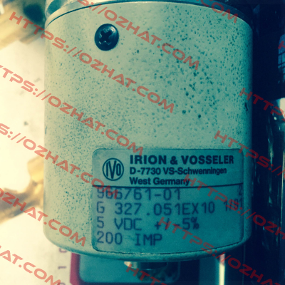 966761-01, G 327.051EX10 1/91  Irion-Vosseler
