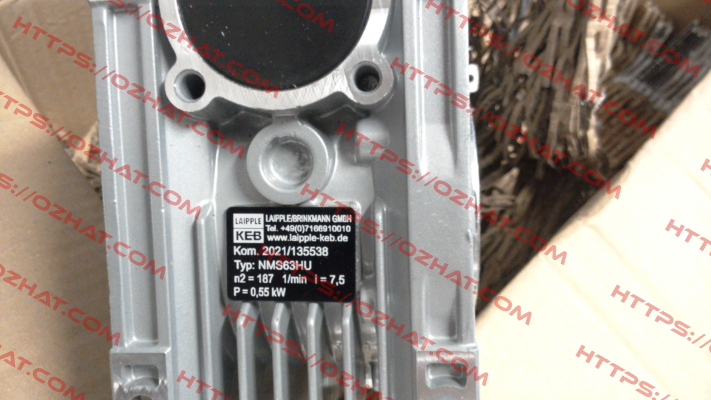 NMS63HU-7,5/1-80S/4-BR-SO-TB-FL-ST10 (MA80a4) LAIPPLE KEB