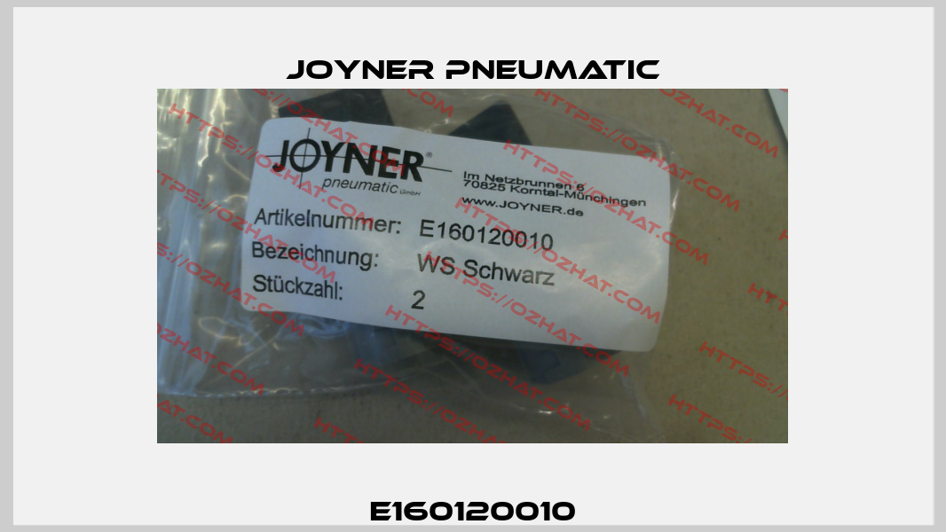 E160120010 Joyner Pneumatic