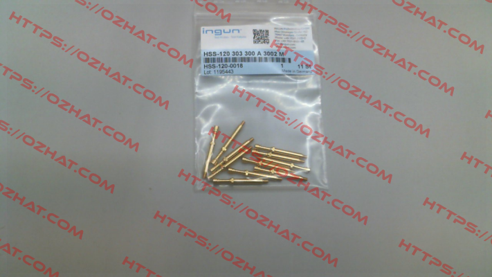 HSS-120-0018 (HSS-120 303 300 A 3002 M) Ingun