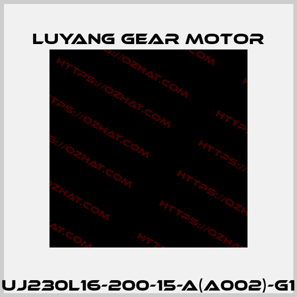 UJ230L16-200-15-A(A002)-G1 Luyang Gear Motor