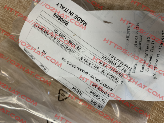 018398599 Nuova General Instruments