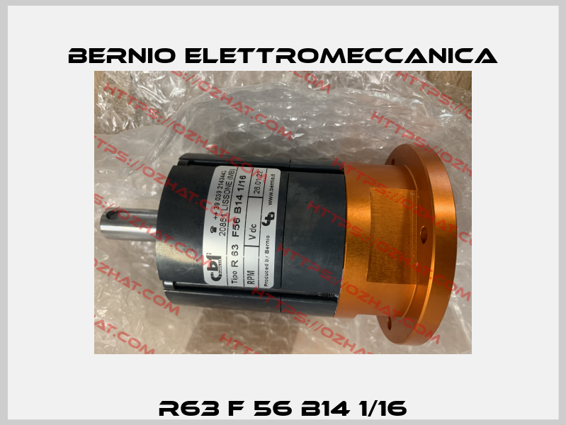 R63 F 56 B14 1/16 BERNIO ELETTROMECCANICA