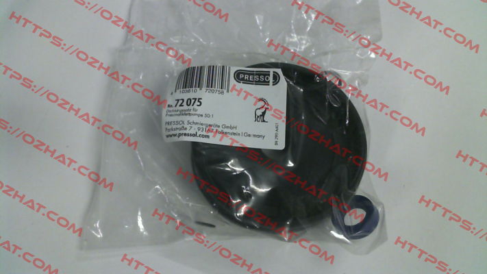 72075-seal kit for grease pump PNP 50:1 Pressol