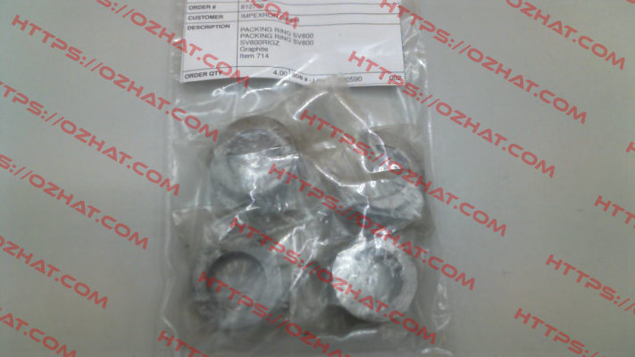 P/N: SV800RIGZ, Type: 714 STRAHMAN VALVES