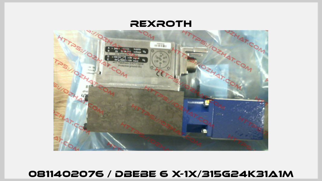 0811402076 / DBEBE 6 X-1X/315G24K31A1M Rexroth