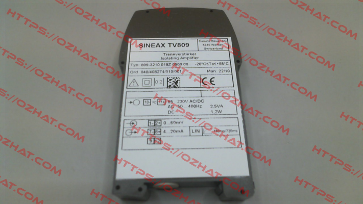 Sineax TV 809 (85..230V DC/AC) Gossen Metrawatt