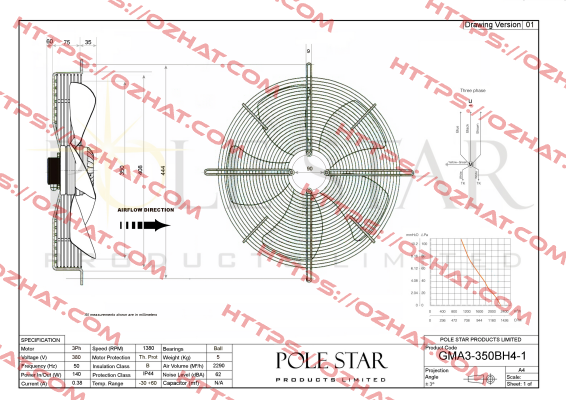 GMA3-350BH4-1 Pole Star