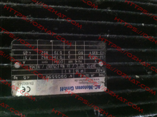 DM-8-B3-3-132M-A-Z1UL  AC Motoren
