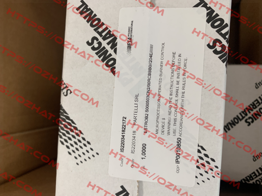 ESTROB2 S000503CN2/00/CBBB0//104E/// ESA Pyronics International