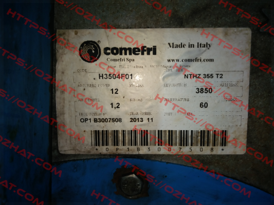 NTHZ 355 FFT2A  Comefri