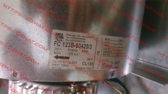 FC 123B-60420/3 OEM Euro Motors Italia