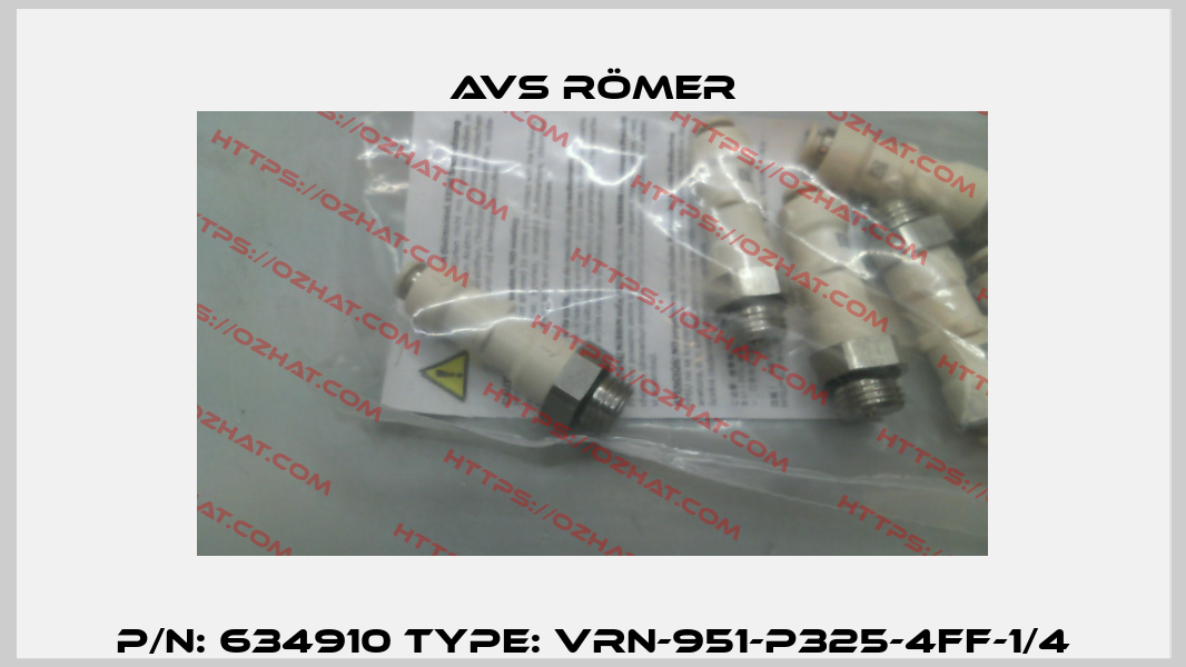 p/n: 634910 type: VRN-951-P325-4FF-1/4 Avs Römer