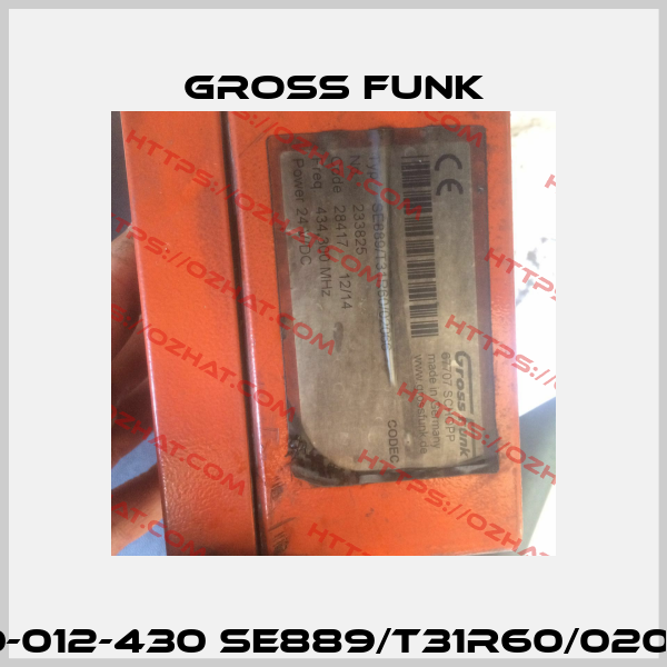 100-012-430 SE889/T31R60/02066 Gross Funk