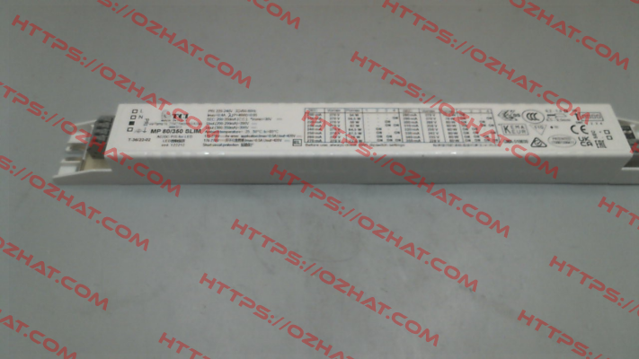122212 / MP 80/350 SLIM TCI