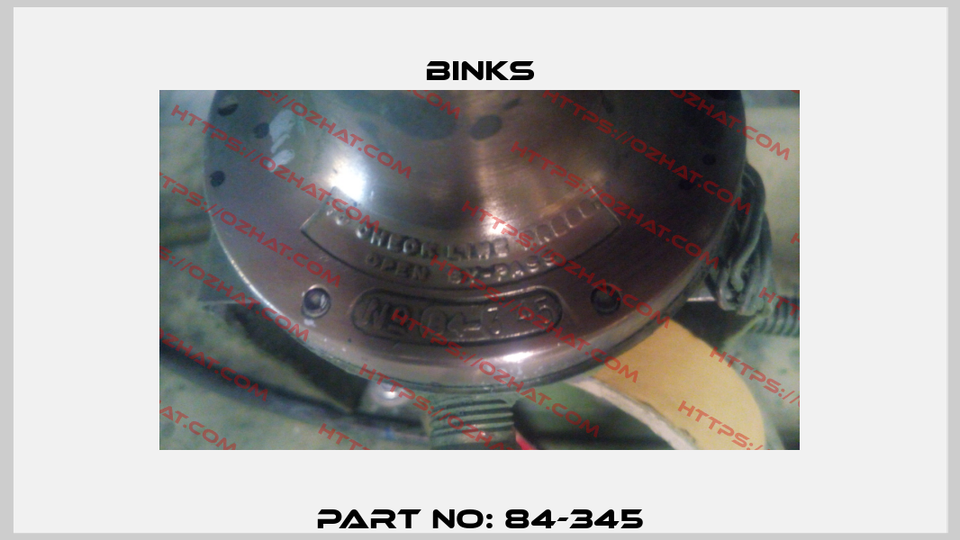 Part No: 84-345 Binks