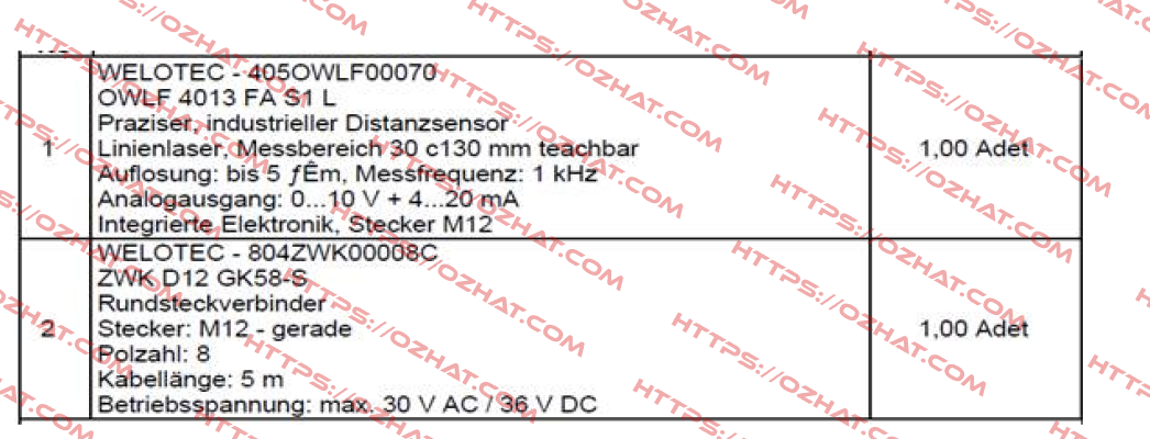 OWLF 4013 FA S1 L Welotec