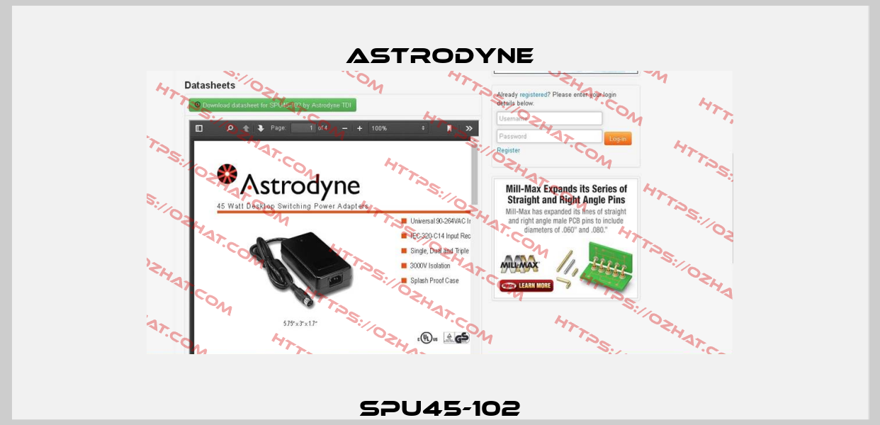 SPU45-102 Astrodyne