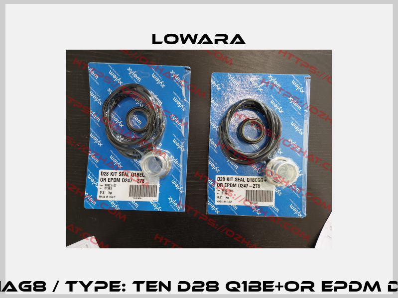 KL01AG8 / Type: TEN D28 Q1BE+OR EPDM D247 Lowara