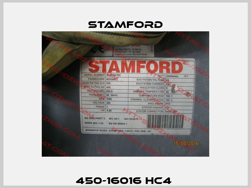 450-16016 HC4  Stamford