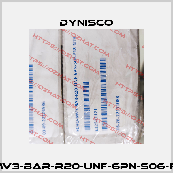 ECHO-MV3-BAR-R20-UNF-6PN-S06-F18-NTR Dynisco