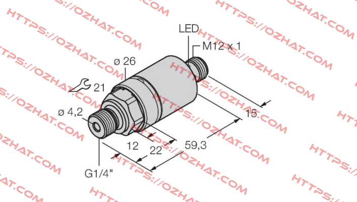 PC001R-204-2UPN8X-H1141 Turck