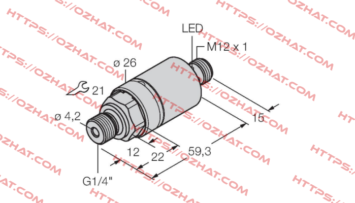 PC025V-204-2UPN8X-H1141 Turck