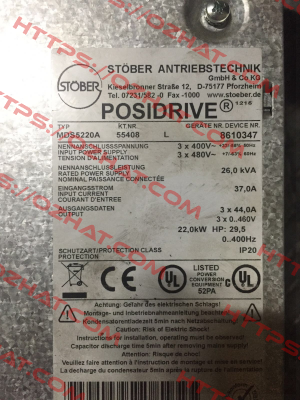 MDS5220A Stober