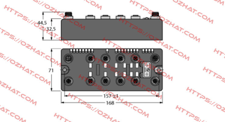 BLCDP-8M12LT-8DI-PD-4DO-2A-P Turck