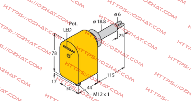 FCS-HA2P-LIX-H1141/AL115 Turck