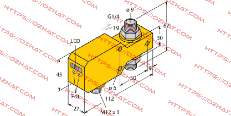 FCI-D10A4P-LIX-H1141 Turck