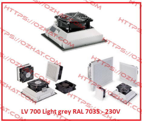 LV 700 Light grey RAL 7035 - 230V AC suction Rübsamen & Herr