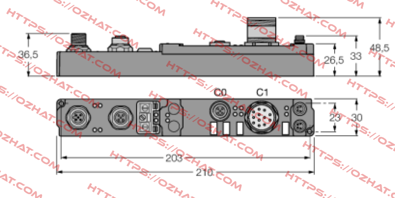 p/n: 6824445, Type: SDPB-10S-1001 Turck