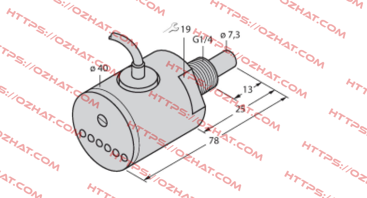 FCS-G1/4A4-ARX/D518 0,3M Turck