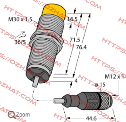 NICS-M30-IOL2P8-0,3-RKC4.4T Turck