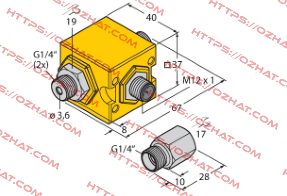 FCIC-G1/4A4P-LIL-H1141/1.0 Turck