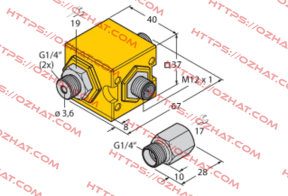 FCIC-G1/4A4P-LIL-H1141/2.0 Turck