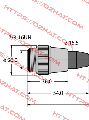 RSV-RKV-FBY49OG-85M/5D Turck