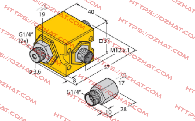 FCIC-G1/4A4P-PL-H1141/2.0 Turck