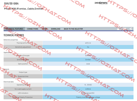 FAIH/00-0A84 Micro Detectors / Diell (now Datasensing)