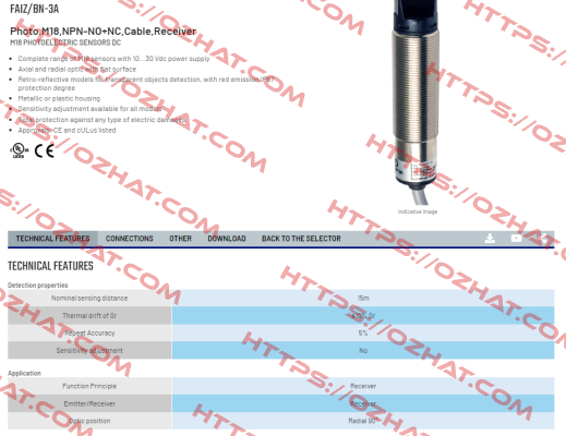 FAIZ/BN-3A Micro Detectors / Diell (now Datasensing)